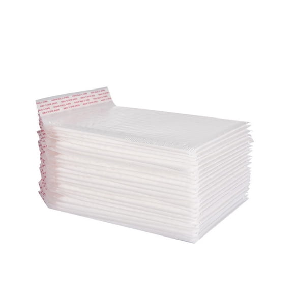 Cosmug 100 Pcs 4x6" White Poly Bubble Mailers | Self-Seal Padded Envelopes for Shipping | Waterproof Mailing Bags E-Commerce Packaging Solution, Multicolor