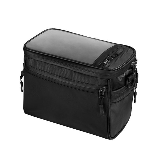 Husband Bolsa de cesta para manillar de bicicleta, bolsa de almacenamiento frontal para bicicleta, bolsa aislada para manillar