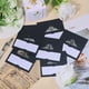 thumbnail image 5 of 80 tarjetas de mesa de encaje negras para bodas, ideales para decorar mesas en cumpleaños, fiestas y recepciones., 5 of 7