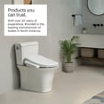 thumbnail image 2 of Brondell Swash SE400 Bidet Seat with Sidearm, Dryer and Stainless Steel Nozzle, Round White, 2 of 7