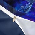 thumbnail image 4 of meiyoeat Space Shark Twin Duvet Cover for Kids Boys Girls, Dreamy Galaxy Star Animal Twin Bedding, Navy, Blue Reversible, 2 Pieces, 1 Duvet Cover and 1 Pillowcase, 4 of 6