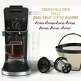 thumbnail image 3 of Reusable Coffee Filter And K Cup Reusable Pod For Ninja Dual Brew Coffee Maker, 3 of 6