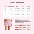 thumbnail image 7 of Haitryli Kids Girls Summer Casual Beach Shorts Solid Color Ruffled Hem Elastic Waist Lightweight Shorts Bottoms Pink 3-4, 7 of 7