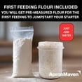 thumbnail image 3 of Apron Maven Premium Fresh Live Sourdough Starter Kit San Francisco Style with Pre-Measured (80g) Flour - Just Add Water (Simple Instructions Included), 3 of 7