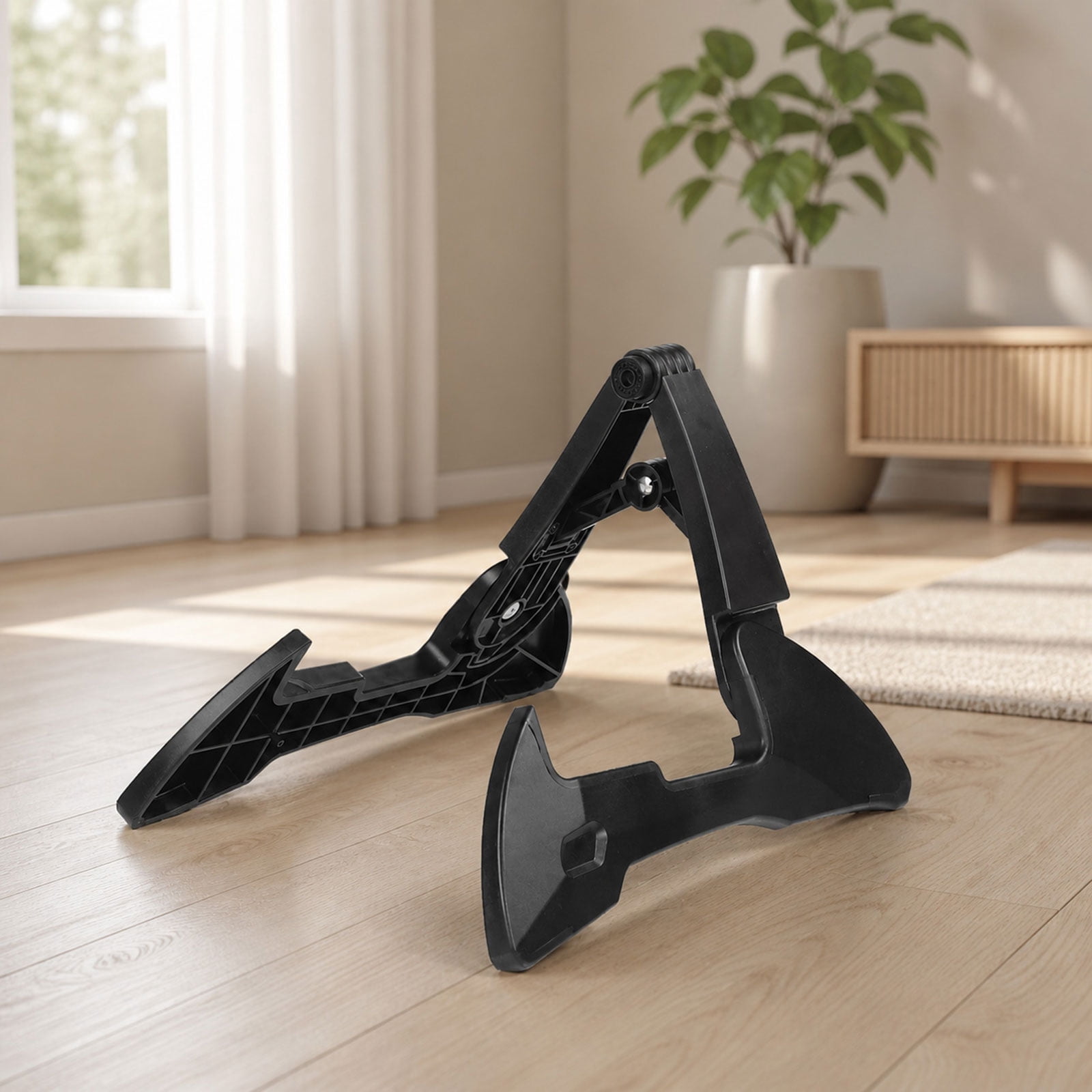 Adjustable Modern Plastic Instrument Rack Holder Stand Ergonomic Frame Design For Guitar Violin Storage Support Use