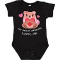 thumbnail image 3 of Inktastic My Great Grandpa Loves Me Bear and Hearts Boys or Girls Baby Bodysuit, 3 of 5