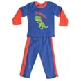 thumbnail image 2 of At The Buzzer Boys Two Piece Fleece Set (Pack of 2) (Blue - Dinosaur and Grey - Rocket, Boys 4T), 2 of 3