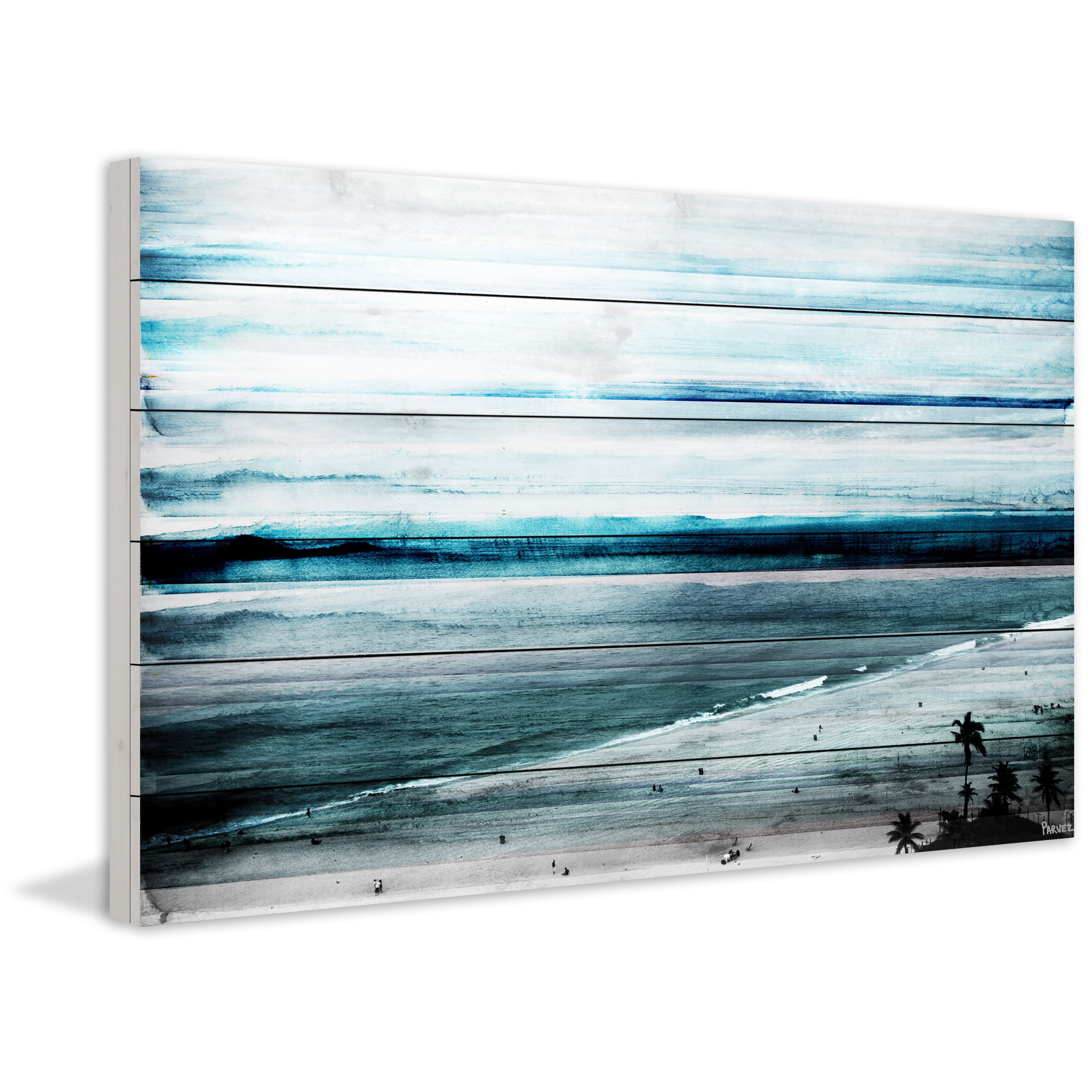 Parvez Taj Banda White Wood Wall Art