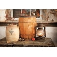 thumbnail image 2 of Hoover, Irvin 24x17 Black Ornate Wood Framed with Double Matting Museum Art Print Titled - The Nail Keg, 2 of 4