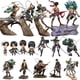 thumbnail image 2 of Figura de acción ataque a Titan ARTFX J modelo juguete Rival Shingeki no Kyojin Levi Mikasa Ackerman Eren Jaeger chico regalojcon caja zhangmengya unisex, 2 of 2