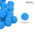 thumbnail image 2 of Uxcell Pom Felt Balls Fabric 1.5cm 15mm Blue for Craft Project DIY 300 Pcs, 2 of 7