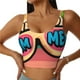 thumbnail image 1 of Fotbe Hello Summer Sujetador Deportivo Largo sin Aros para Mujer con Almohadillas y Soporte Medio, Transpirable y Absorbente, Camiseta Tipo Chaleco o Tank Top-X-Large, 1 of 8