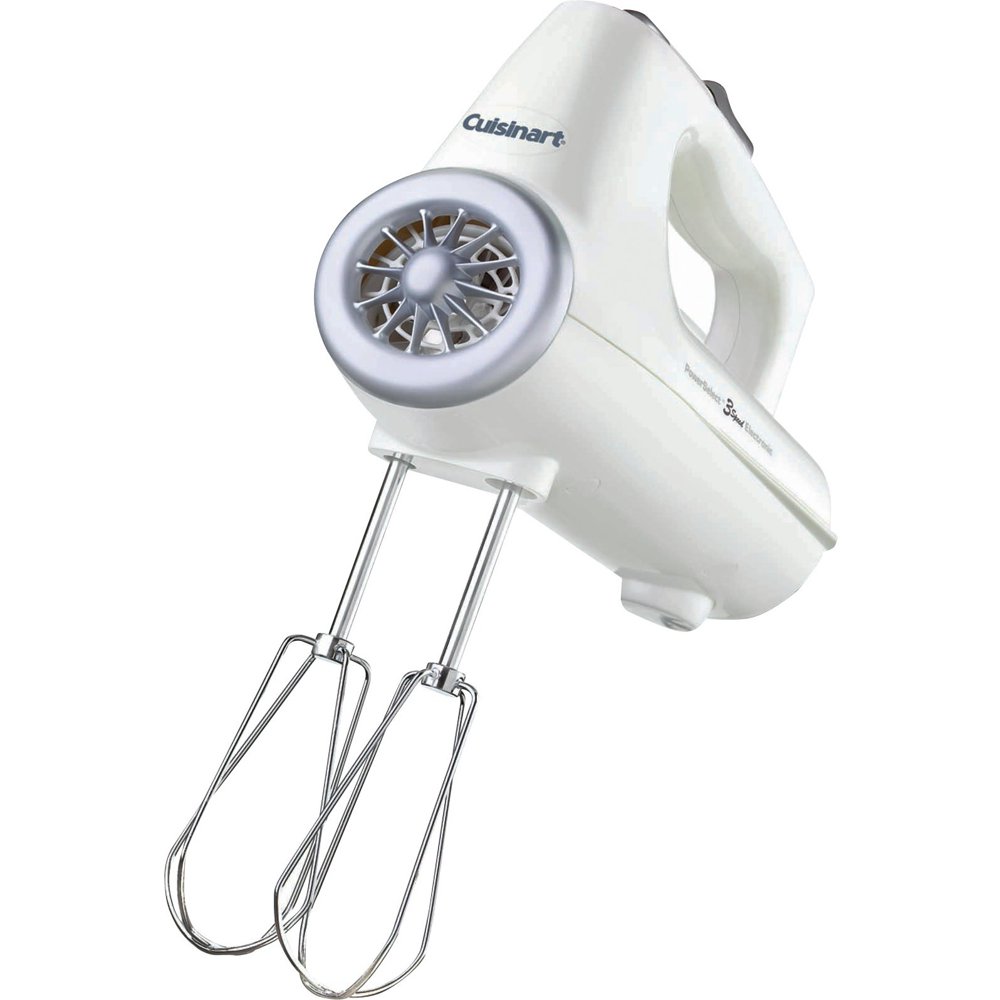 Cuisinart Power Select 3Speed Electronic Hand Mixer, White (Certified