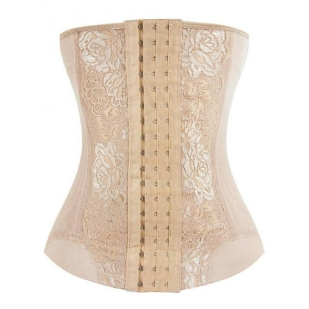 

Waist Trainer for Women Latex Corset Waist Cincher Workout Girdle Body Shaper