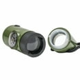 thumbnail image 5 of (2-Pack) Kids Survival Outdoor Camping Multi Tool Whistle Compass LED 7 in 1 Flashlight, Green, 5 of 10