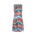thumbnail image 4 of IROINNID Women's Shift Dress Sleeveless Summer Pockets Casual Loose Tank Dress Prints Drop Waist Dress, 4 of 6