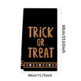 thumbnail image 2 of Halloween Kitchen Towels Set of 2, 15.75x23.62 Inch Spooky Ghost Pumpkin Bats Dish Towels, Absorbent Boo Trick or Treat Hand Towels for Holiday Decor, Jack-O-Lantern Themed Dishcloths for Home, 2 of 4