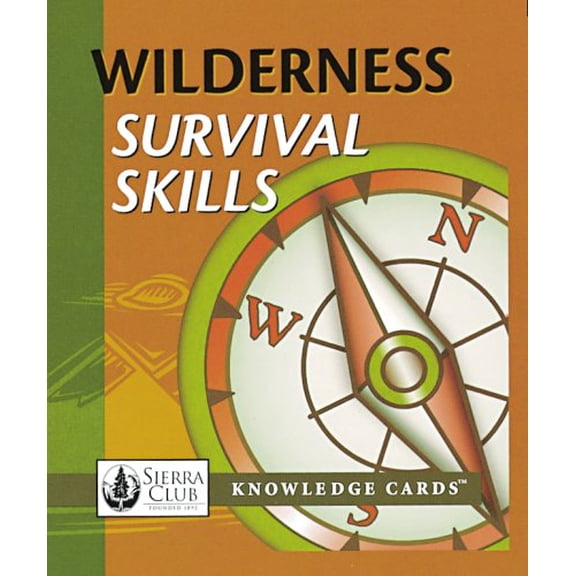 Pre-Owned Wilderness Survival Skills Knowledge Cards Quiz Deck Paperback