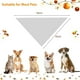thumbnail image 2 of Bandanas para perros, bufanda para mascotas a cuadros naranjas para niños y niñas, tela duradera, pañuelo navideño para perros grandes y extra grandes, 2 of 7