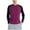 Purple, variant on zfhfof Mens Classic Raglan Long Sleeve T-Shirt Casual Crewneck Colorblock Outdoor Workout Athletic Shirts Basic Tees Tops
