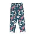 thumbnail image 4 of Daiia Lilies Flowers Women's Sleep Pant with Pockets and Drawstring,Pajama Pants-X-Large, 4 of 9