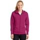 thumbnail image 1 of Chaqueta polar con capucha y cremallera completa deporte-tek para mujer S Pink Rush, 1 of 1