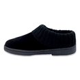 thumbnail image 4 of Clarks Suede Leather Knitted Collar Clog Plush Faux Fur Lining Slippers Black/Black Knit (9, Black/Black Knit), 4 of 4