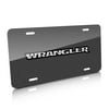 Jeep Wrangler Mesh Grill Graphic Aluminum License Plate