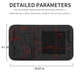 thumbnail image 4 of Ganfancp Gafas de Sol para Coche,Gafas para Coche Piel de Ante de Calidad Carpeta Múltiple para Gafas de Sol para Coche Visera Organizador Artículos En Liquidación 1X Clip de Almacenamiento, 4 of 5