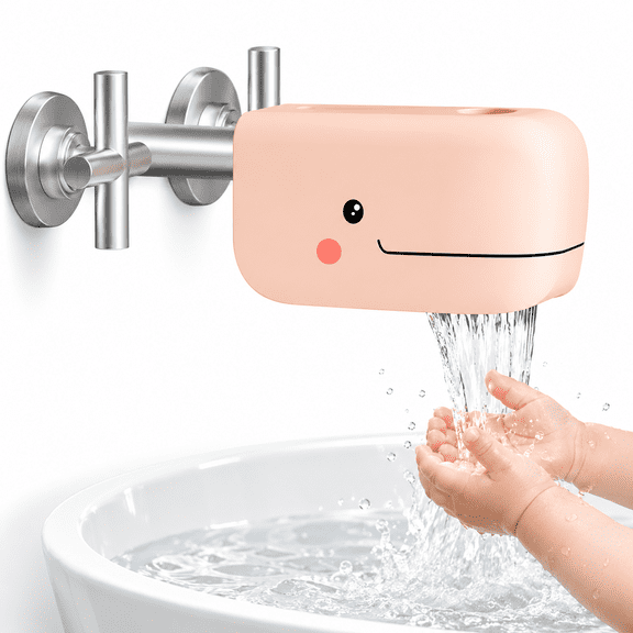 HIBIBUD Bath Spout Cover Soft Faucet Protector for Toddlers Bathtub Safety Cover No-Tool Installation Fits Most Faucet Types Cute for Bathroom&Kitchen