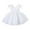 White, variant on Girls Dress for Toddlers 2 5 Years Spring Summer Casual Outfit with Sandals Comfortable Playwear for Everyday Wear