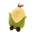 thumbnail image 4 of Cojín de sofá de peluche con forma de boniato y maíz, planta decorativa de peluche para cumpleaños Maíz amarillo, 4 of 9