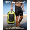 thumbnail image 4 of Gonex 35L Waterproof Backpack Dry Bag, Roll Top Floating Backpack for Kayak, Surfing, Hiking, Camping, Travel, 4 of 9