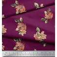 thumbnail image 2 of Soimoi Cotton Duck Fabric Leaves & Lily Floral Fabric Prints by Yard 42 Inch Wide, 2 of 3