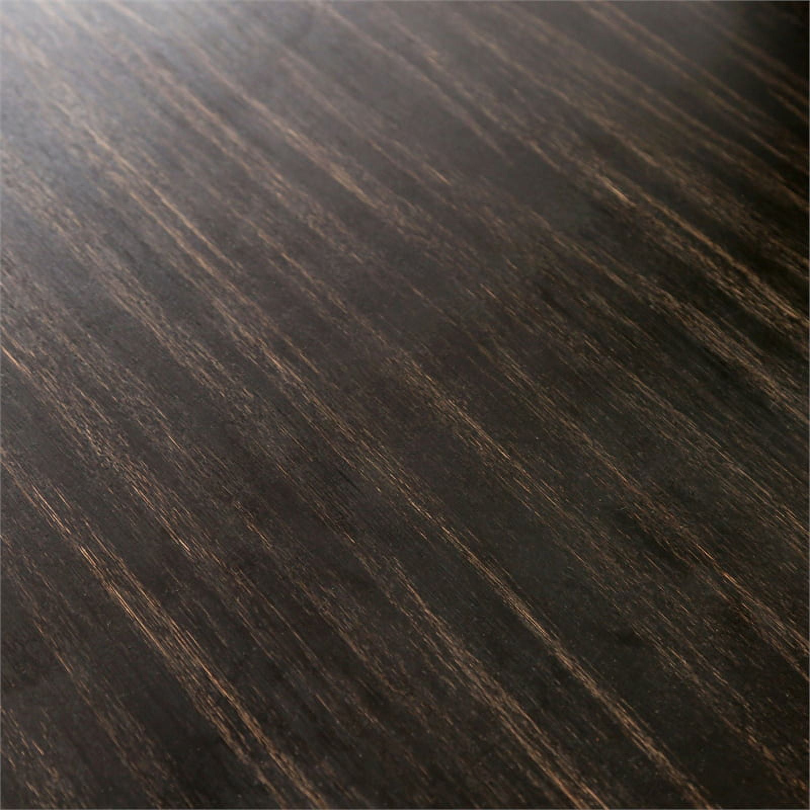Bowery Hill 48-inch Wood Round Dining Table in Antique Black