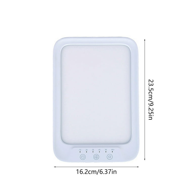 Light Lamp Portable Full Spectrum LED Light Sunlight Personal Daylight with 3 Adjustable Color Stepless Brightness Levels Timer Memory Function for