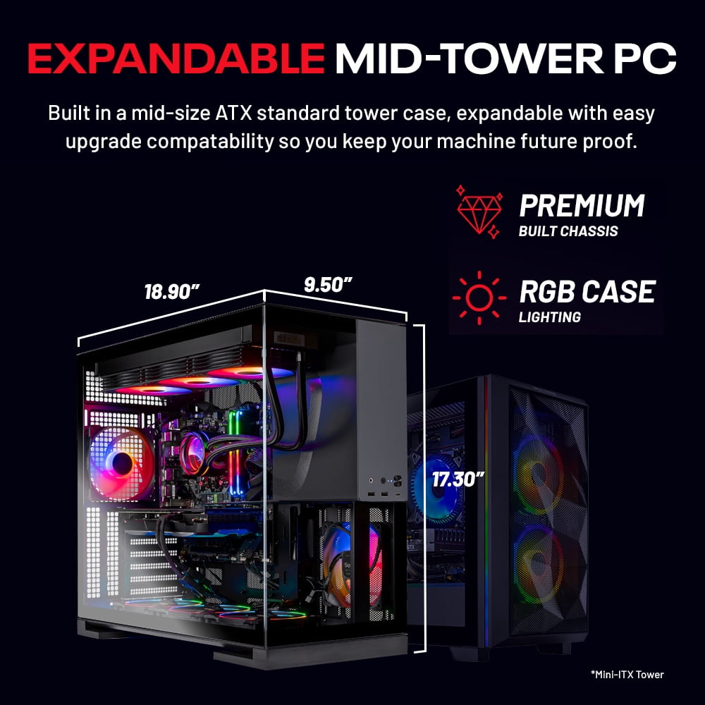Skytech Viper Gaming PC Desktop AMD Ryzen 7 7700X NVIDIA GeForce