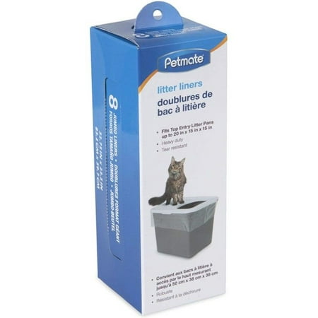 Petmate Top Entry Litter Pan Liners - Size: 8 count
