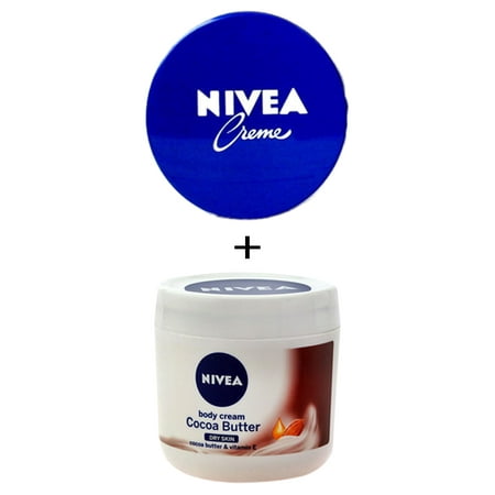Nivea Body Cream Cocoa Butter & Vitamin E - Dry Skin - 400 Ml & Nivea ...