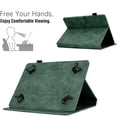 thumbnail image 2 of for Universal 9.5-10.5 Inch tablet, Premium Luxury PU Leather Cover Folio with Dual Stand Case with Stylus Slot & Card Slots for iPad/Samsung/Kindle/Huawei/Lenovo/Android 9.7 9.6 10.1 10.5", Green, 2 of 5