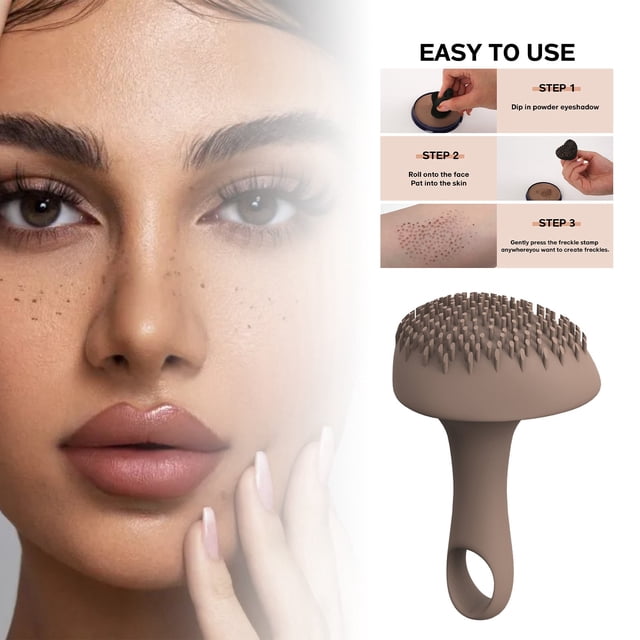 Sello de silicona para pecas - Color ajustable, portátil y respetuoso con la piel, para maquillaje, contorno y herramientas de belleza