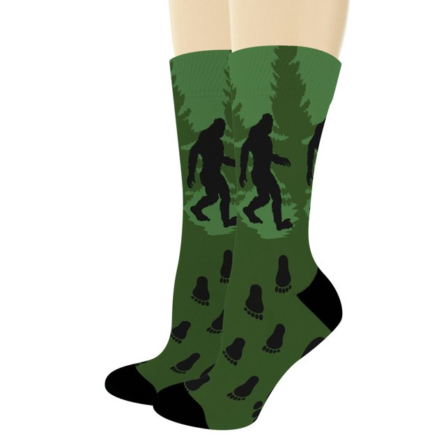 ThisWear Sasquatch Socks Bigfoot Gag Gifts Hiking Novelty Gifts Bigfoot
