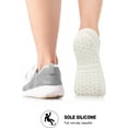 thumbnail image 2 of 6 Pairs Pilates Grip Socks for Women, Non-slip Yoga Athletic Socks for Barre Ballet Barefoot Workout Hospital, 2 of 7
