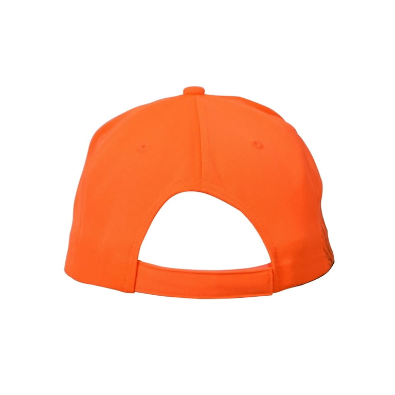 KC Caps Men Hunting Hat Orange Embroidered Baseball Cap Adjustable Back with Hook and Loop Fastener Turkey