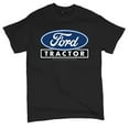 thumbnail image 5 of Ford Tractor Logo Blue T-shirt Vintage Farm Rustic Classic Brand Heritage Retro Life Agricultural Field Men's Tee, 5 of 7