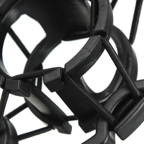 Mic Universal Shock-proof Microphone Mount Plastic Studio Mic Holder Stand Clip For Large Diaphram Condenser