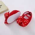 thumbnail image 5 of Aojekbee Baby Girls Princess Shoes, Soft Bow Dots Non-slip Bottom First Walker Shoes Toddler Shoes, 5 of 5