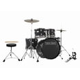 thumbnail image 1 of Batería Acústica New Beat Modelo Nb-ds400 Con Pedal Banco Negro Mate 5 Piezas, 1 of 7
