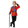 thumbnail image 5 of CONZONE Carnival Toddler Kids King Prince Dress Up Funny Fairy Tale Stage Performance Clothes Accessories Sets, 5 of 7