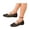 Black, variant on Womens Openwork Floral Lace Pearl Strap Square Toe Mary Jane Shoes, Classic Mary Jane Strap with Faux Pearls, Comfortable Low Heel for Garden Party Bridal Shower